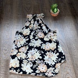 Floral Choker Top